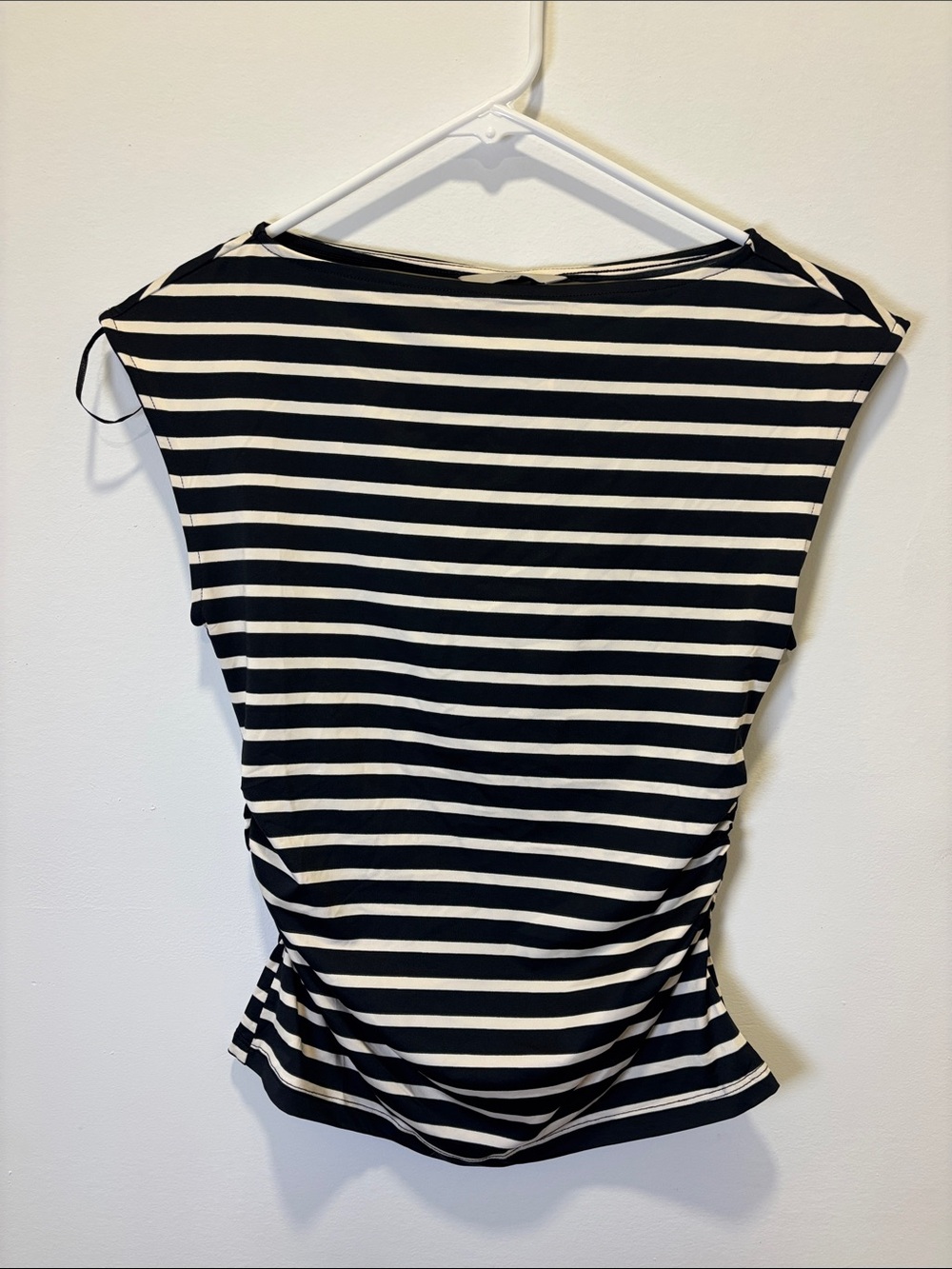 H&M Striped Boatneck Women’s Top Small Nwt